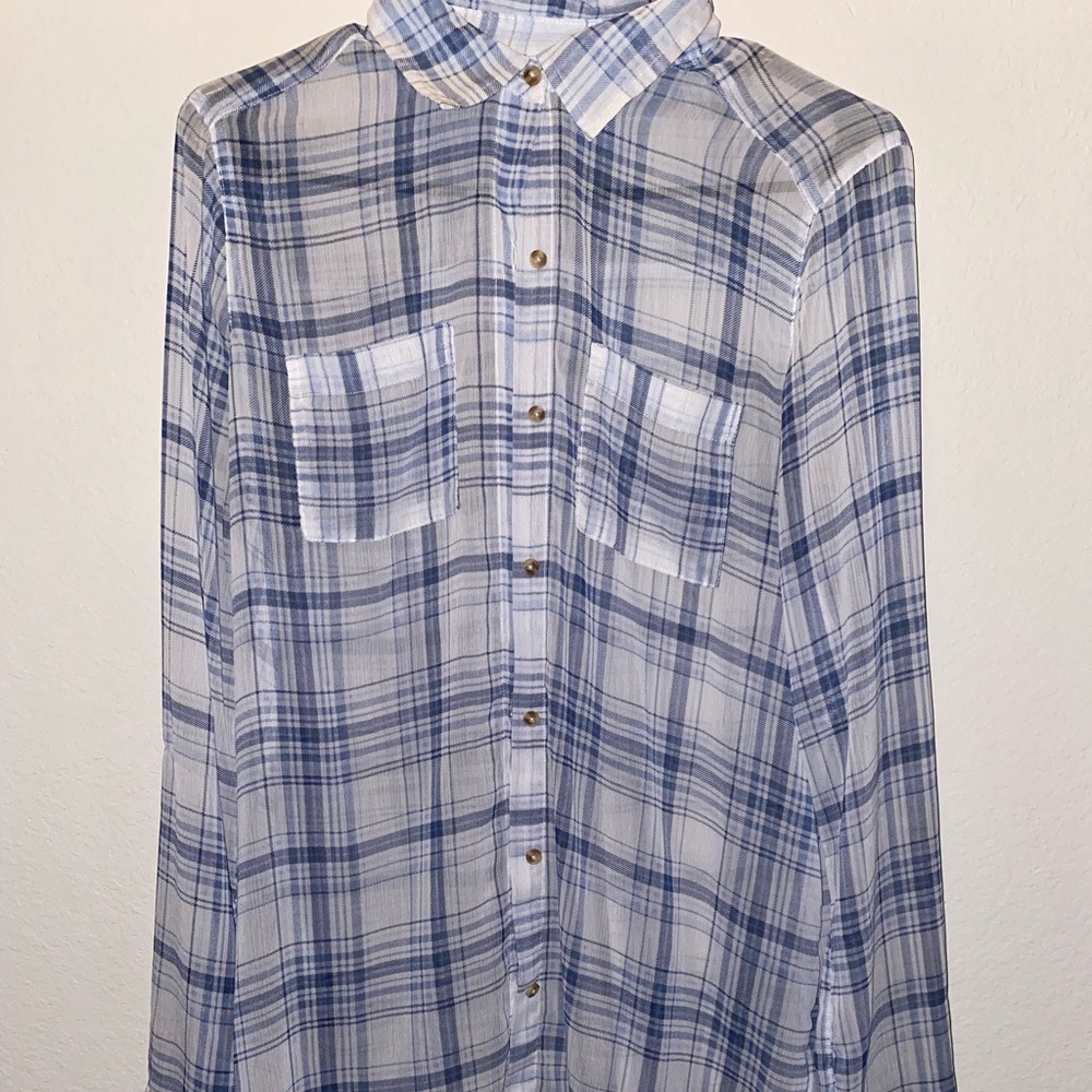 Long sheer Hollister flannel